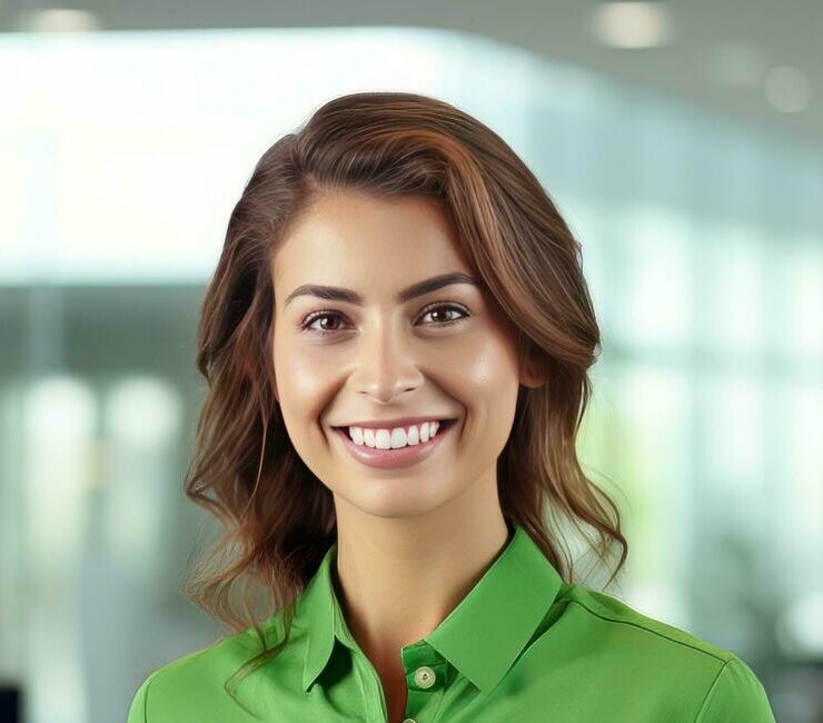 portrait of smiling receptionist female greeting client happy business woman reception in modern office free photo e1752095055885
